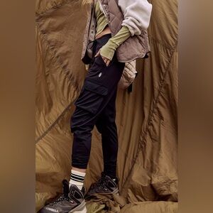 Free People Pants Off Road Joggers Black Size Small